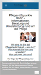 Mobile Screenshot of pflegestuetzpunkteberlin.de